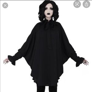 Thebe Chiffon Blouse Killstar Longsleeve